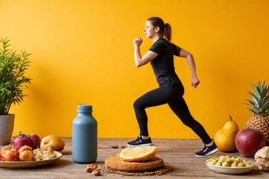 Bild zu einem Artikel über Sport und Ernährung