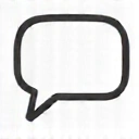 Icon einer Gesprächsblase